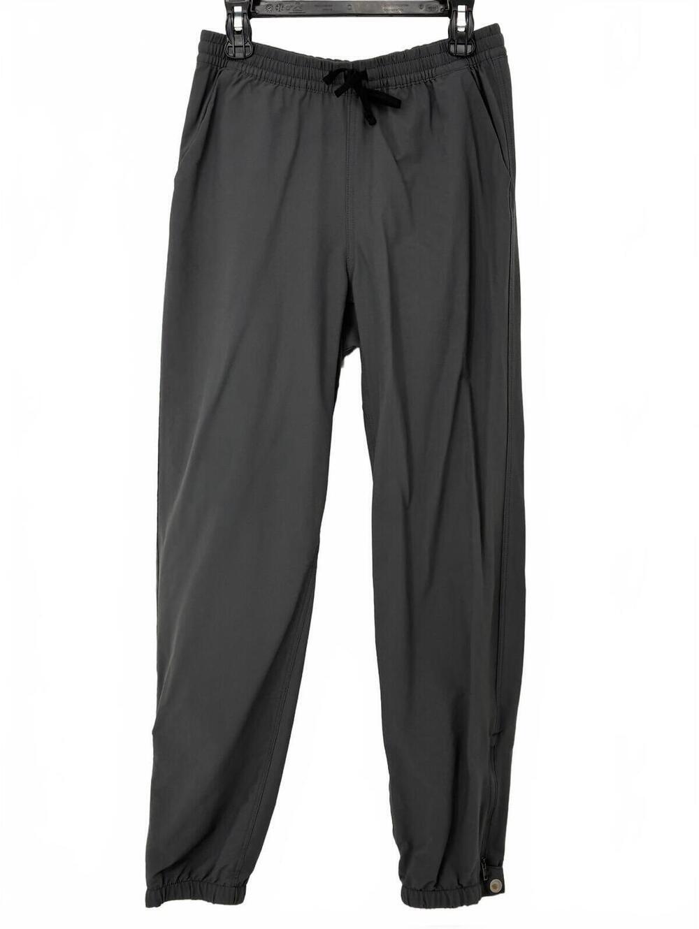 Patagonia Boy's Gray Lightweight Elastic Waist Nylon Jogger Pants, L/14